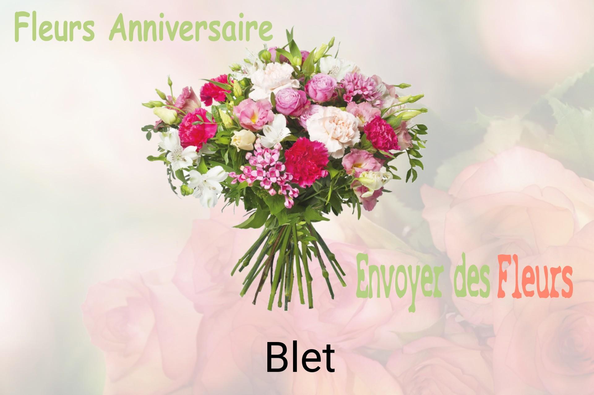 Bouquet de fleurs d’anniversaire livré à Blet