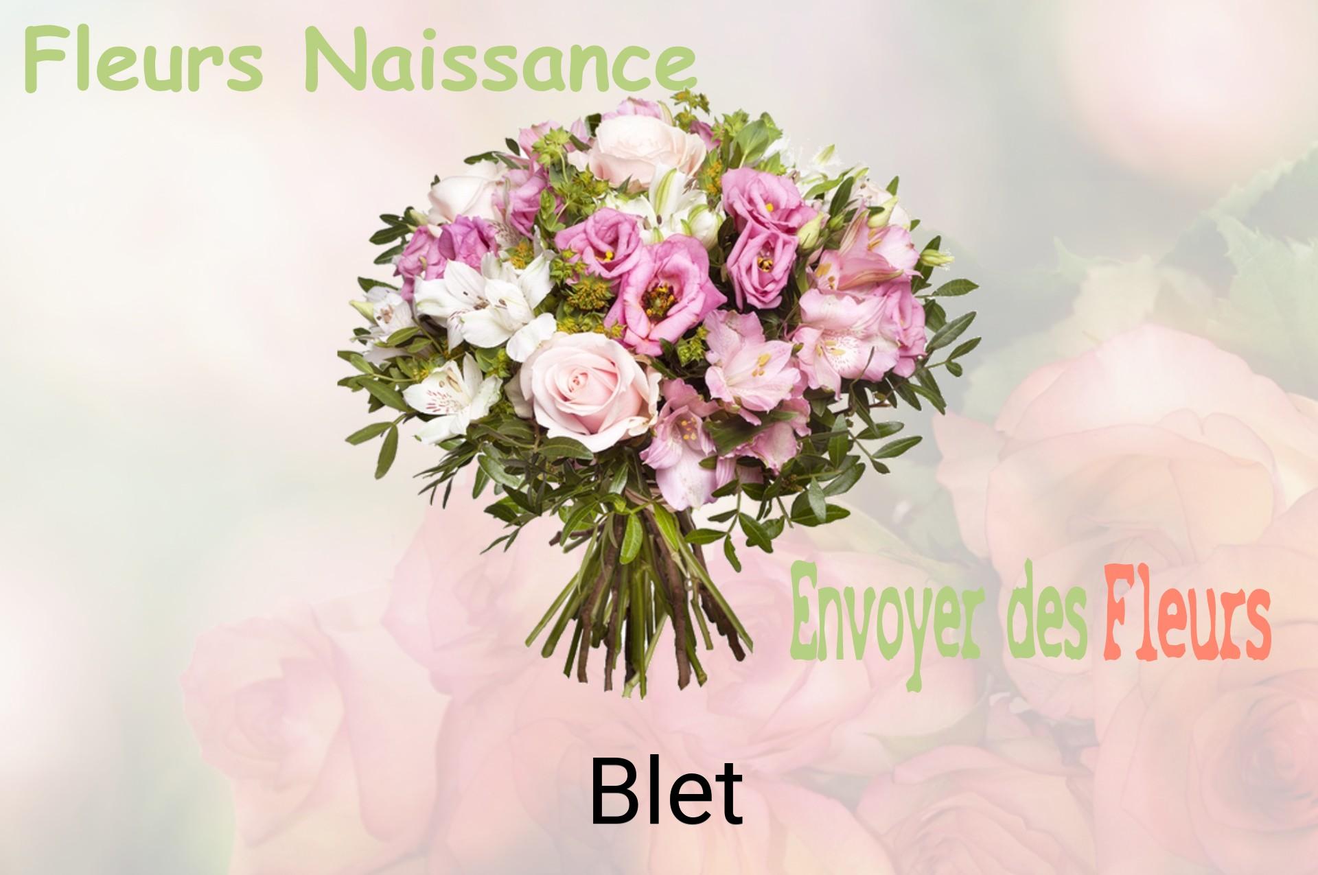 Bouquet de fleurs de naissance livré à Blet